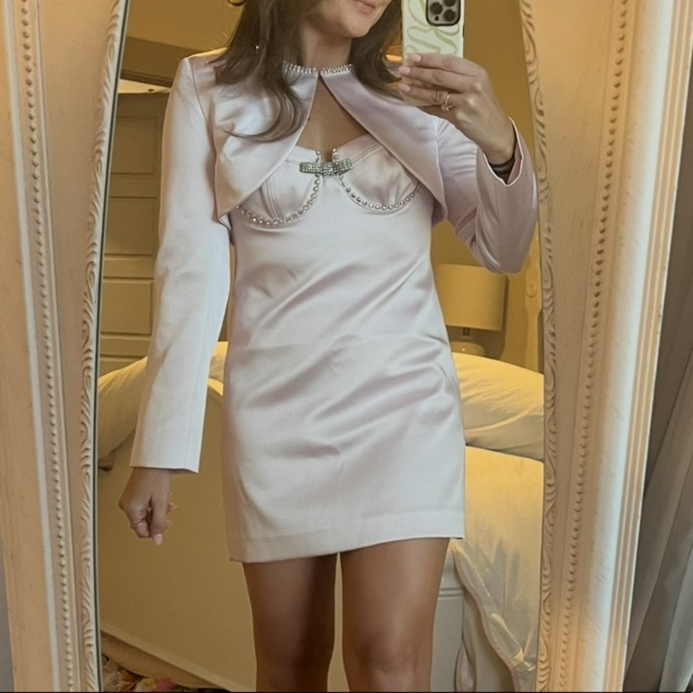 Self Portrait dress and bolero